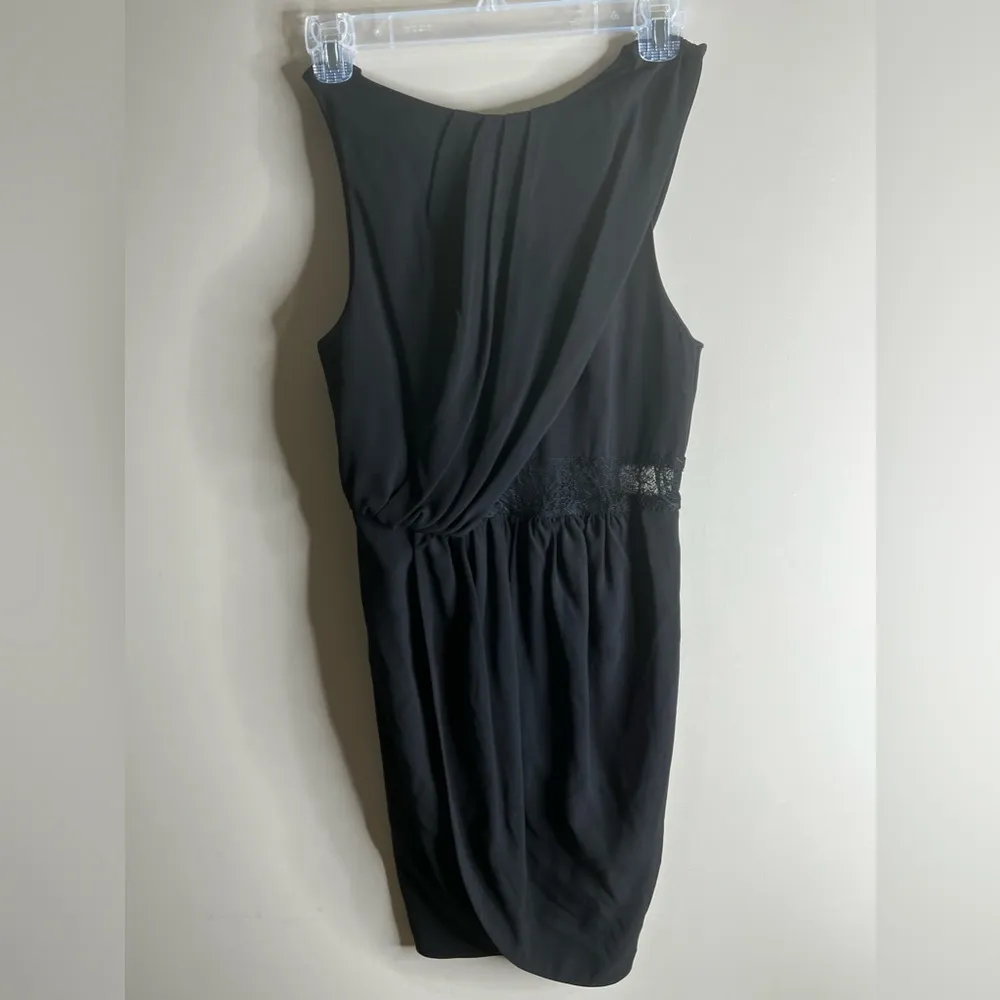 Rebecca minkoff little black dress lace waist size small - Image 5