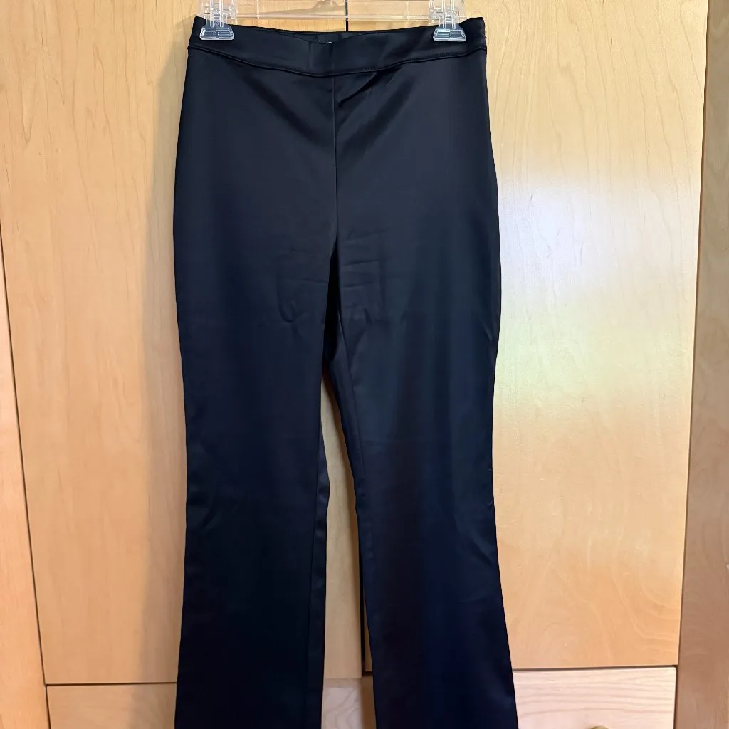 Aritzia Ten By Babaton Sundance Satin Flared Pants Black - Image 5