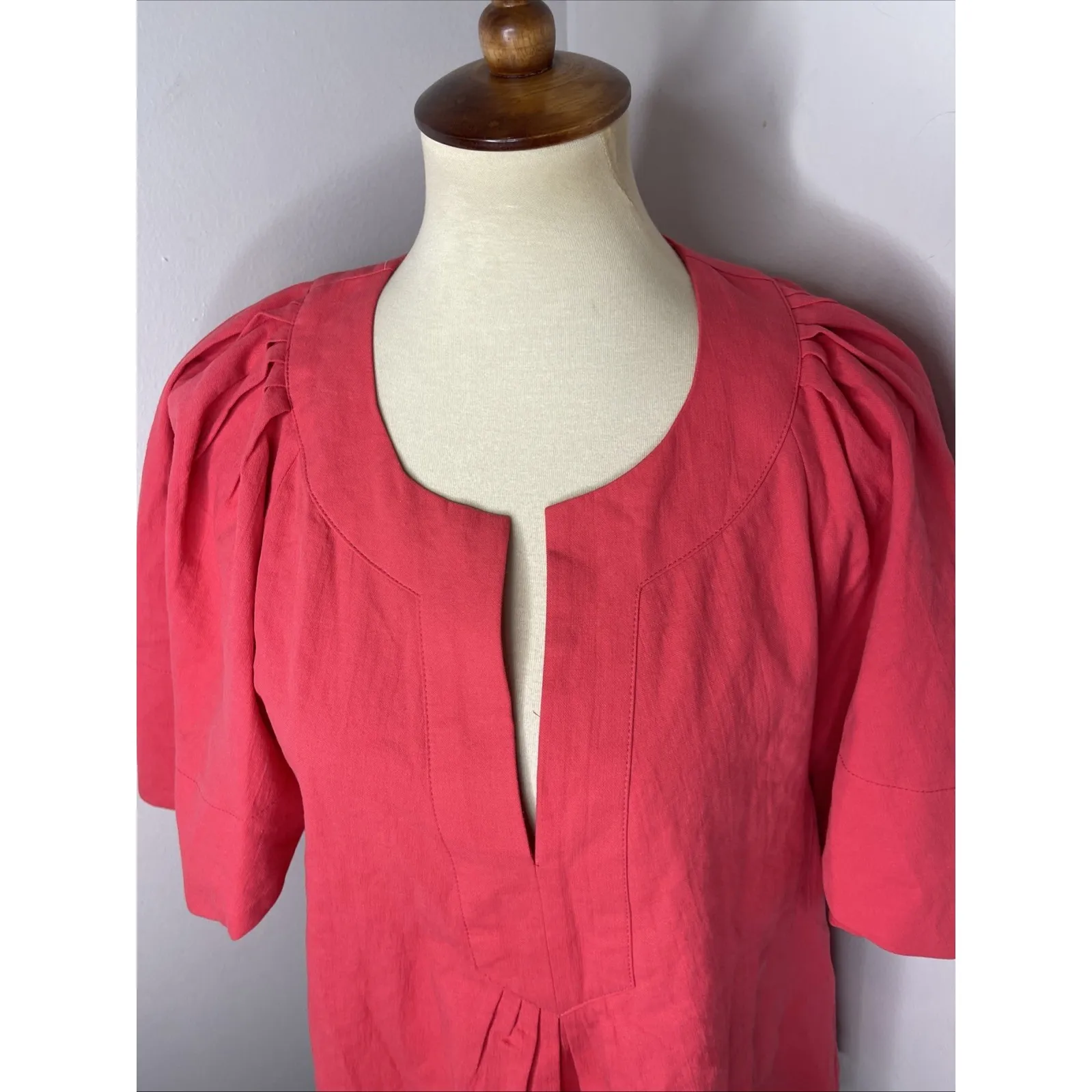 Tuckernuck Pomander Place Pink Finley Flutter Sleeve Top‎ Medium M - Image 7