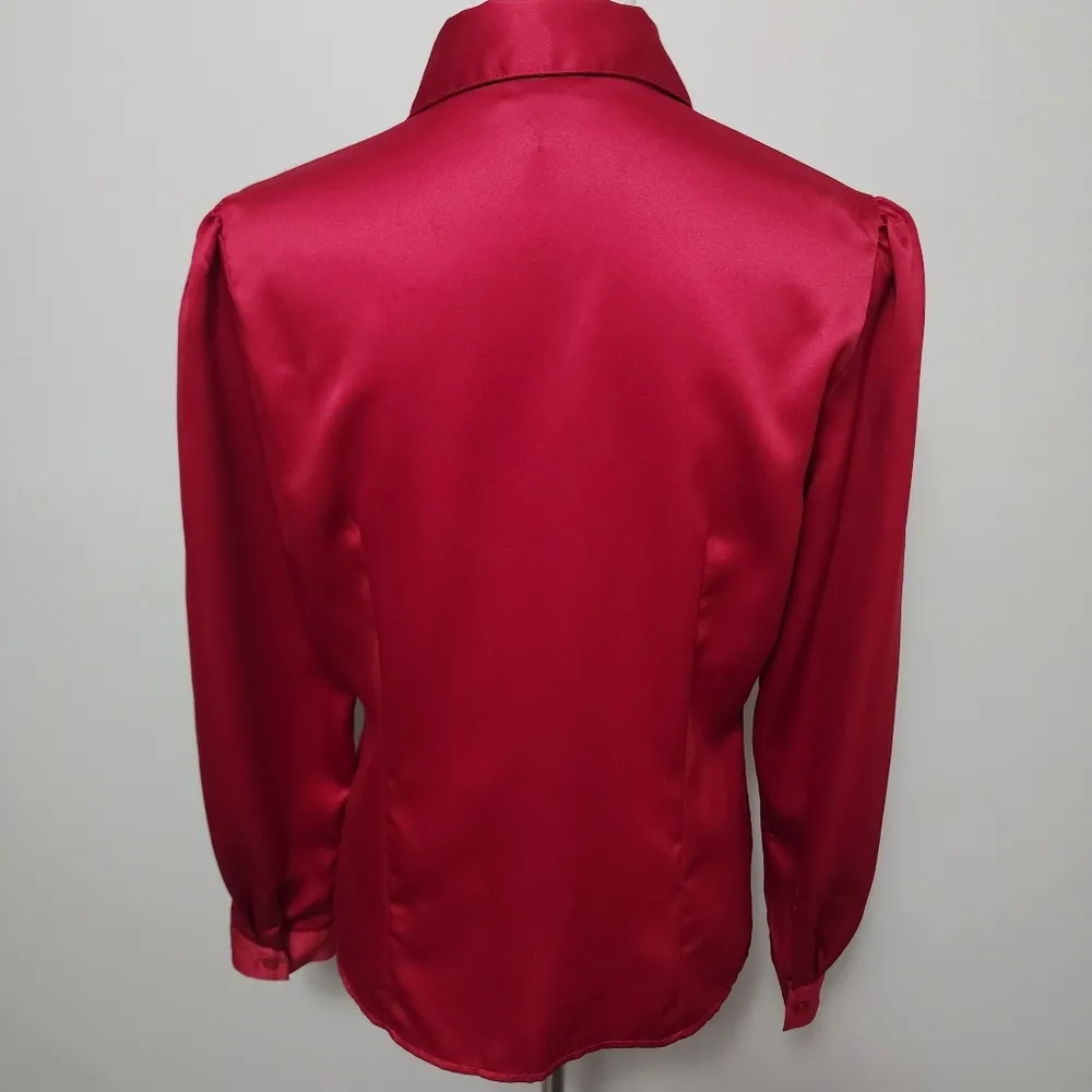 East 5th Crimson Seamed Button Down Size Medium - Image 4