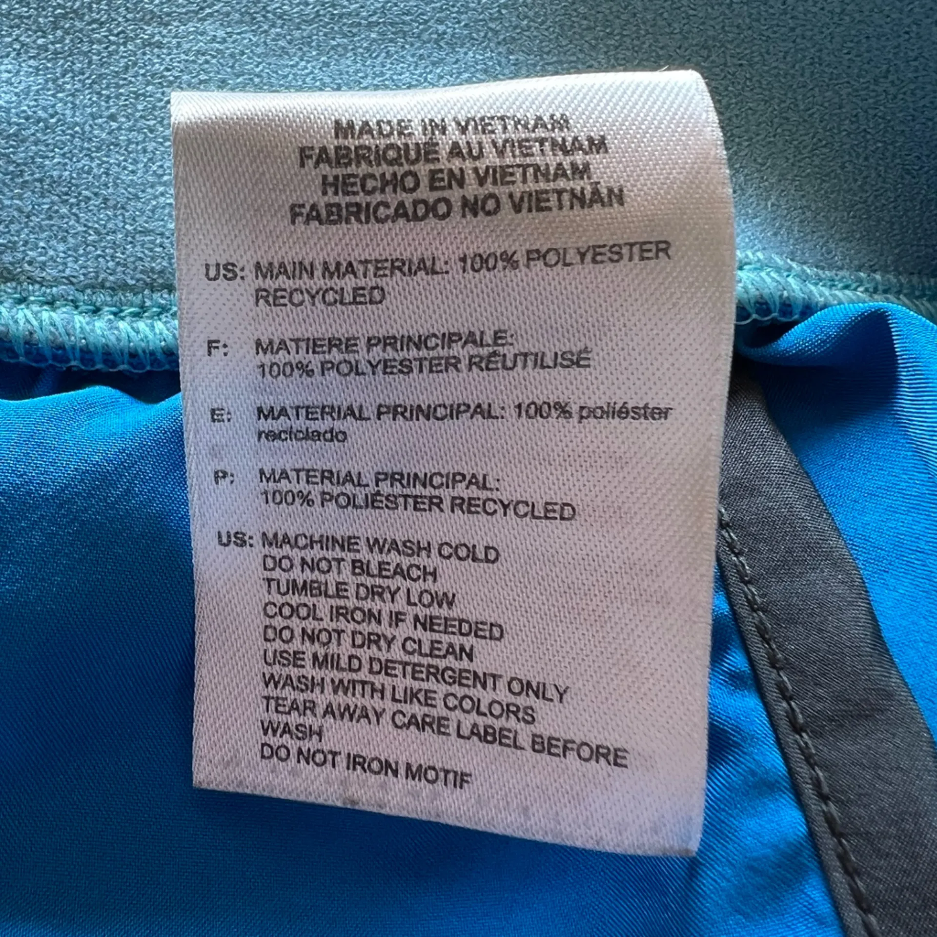 Adidas Ultimate Woven 3 Stripe Blue/Cyan/Charcoal Athletic Running Shorts - Image 4