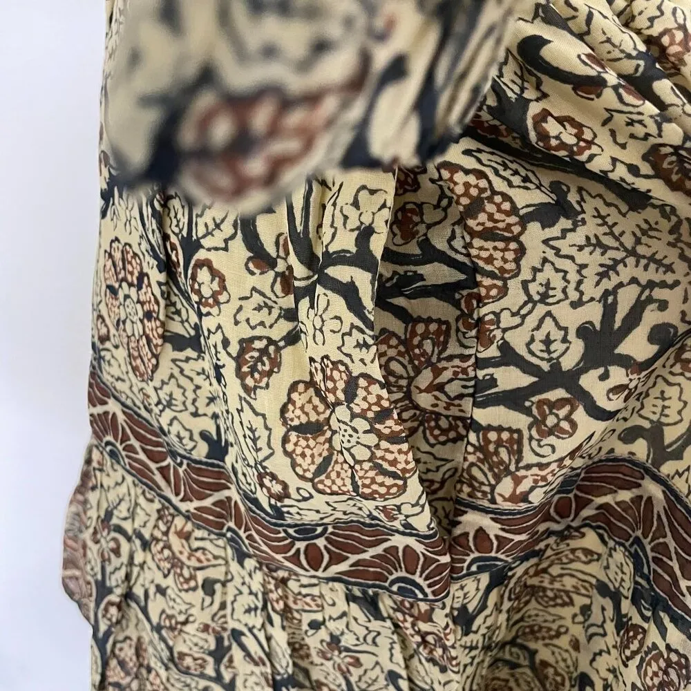 NEW Sea New York Size Medium Marlee Print Puffy Sleeve Dress - Image 7