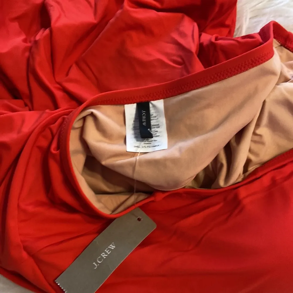 J.CREW SWIMSUIT SIZE 8 BEAUTIFUL COLOR RED SEE ALL PHOTOS - Image 8