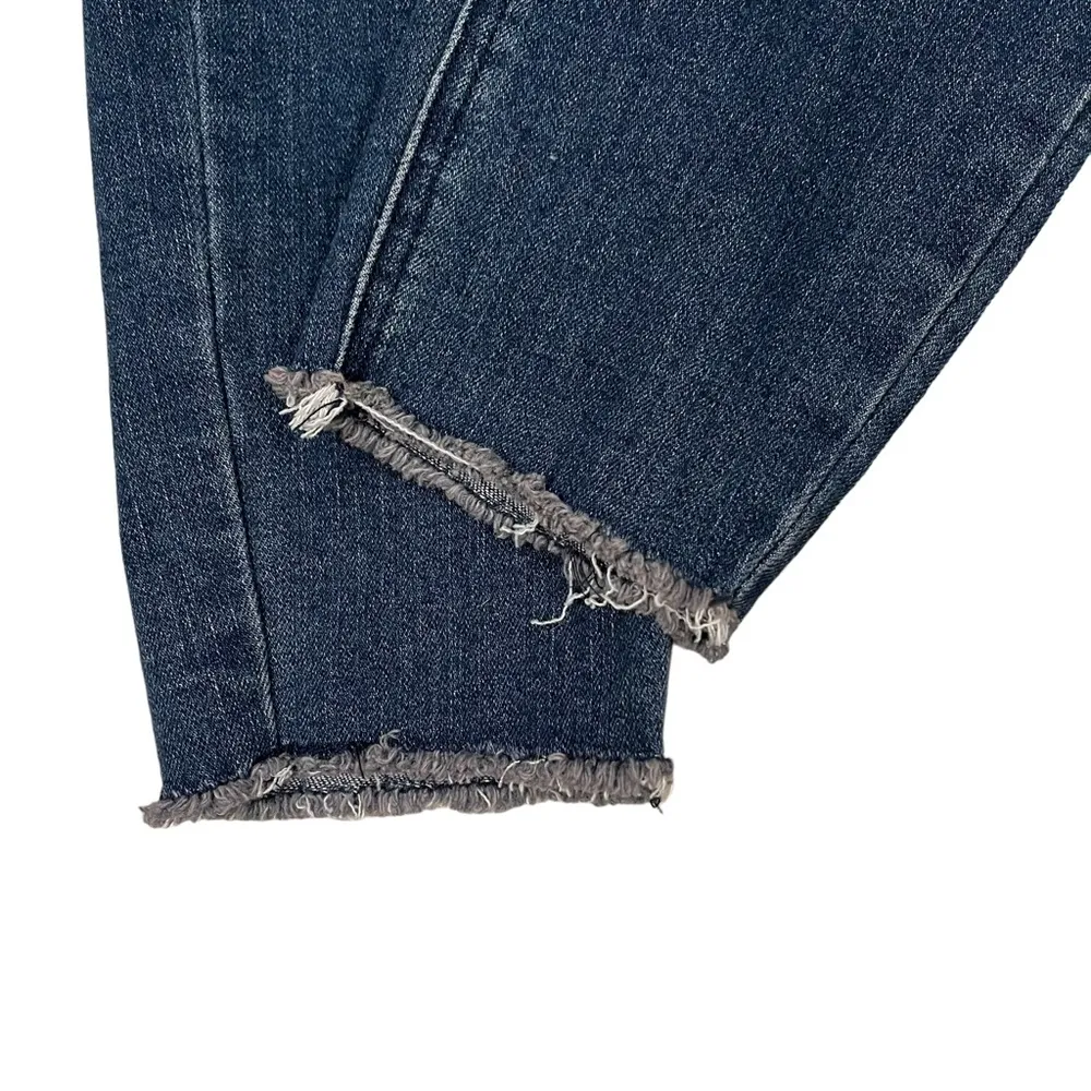 BP Button Fly Hi-Rise Fringe Hem Skinny Jeans, Sz 27 - Image 9