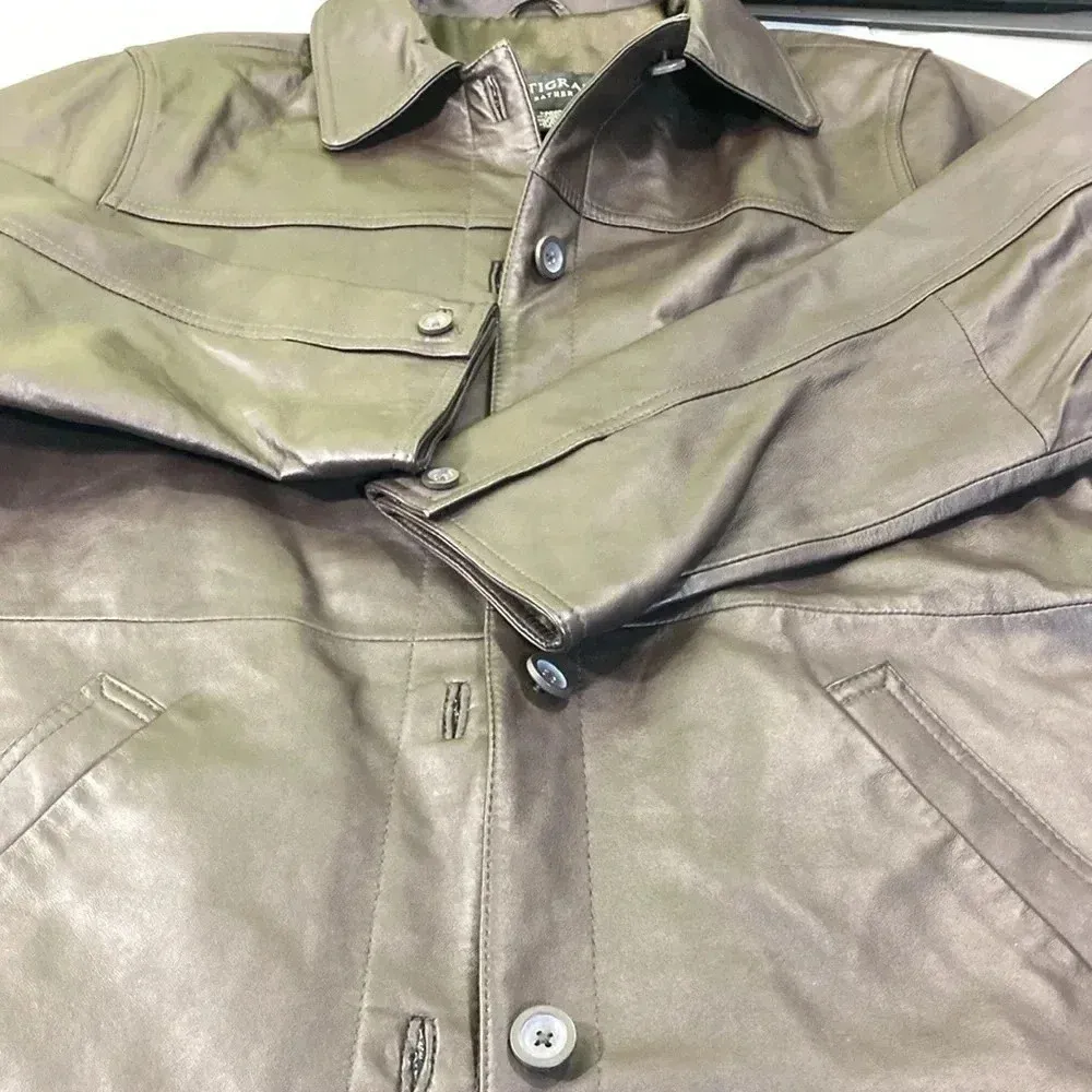 Centigrade leather jacket L Brown Size L - Image 7