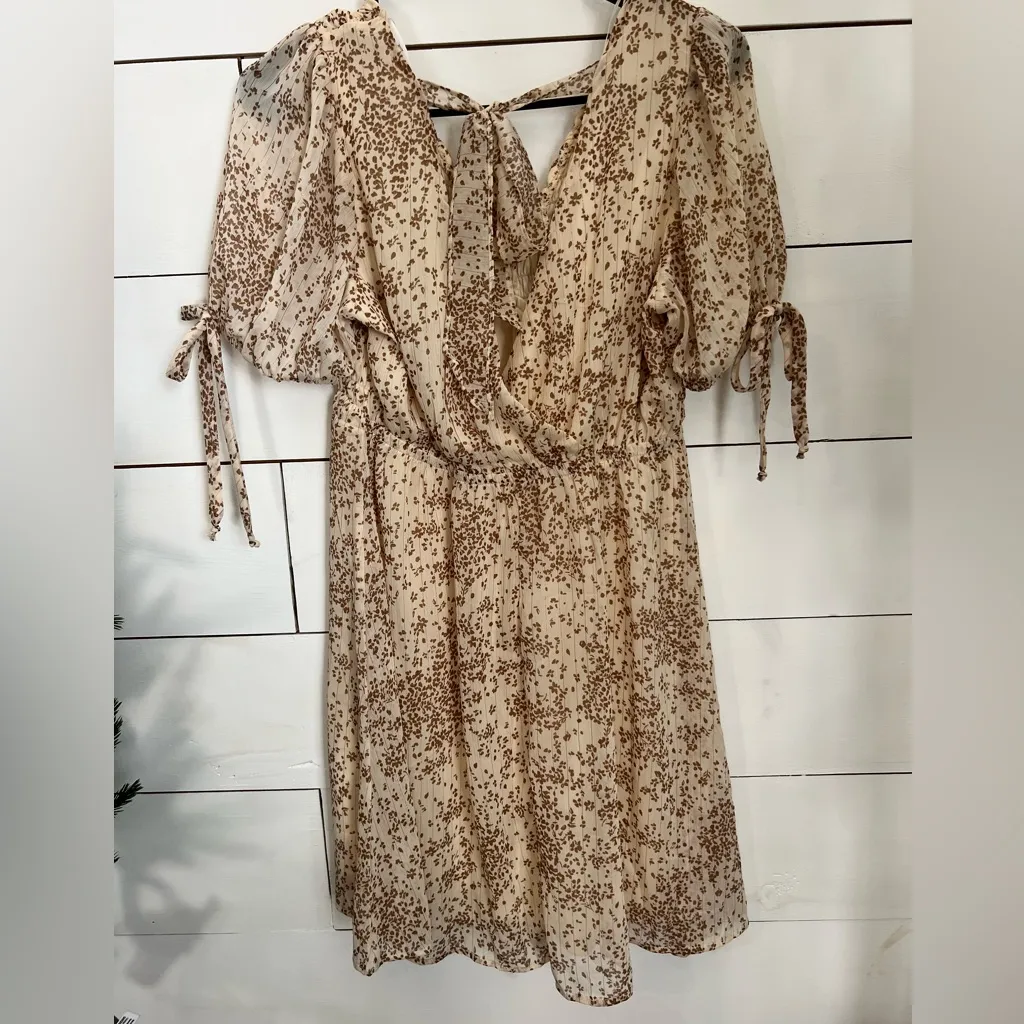 Sienna Sky Cream Fairy Cottagecore Coquette Boho Prairie Feminine Flowy Dress - Image 3