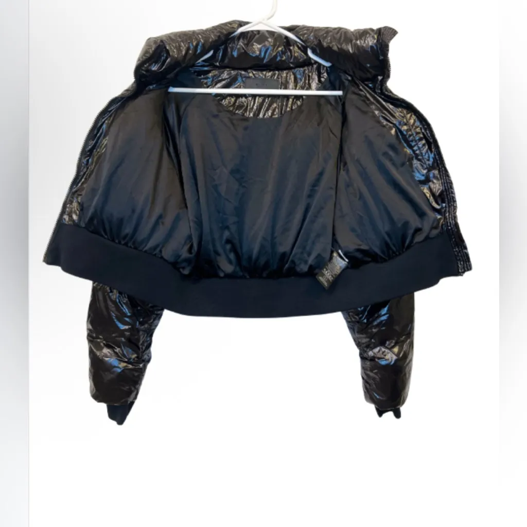 BLANK NYC COLD LOVER CROP PUFFER JACKET Size Large - Image 6