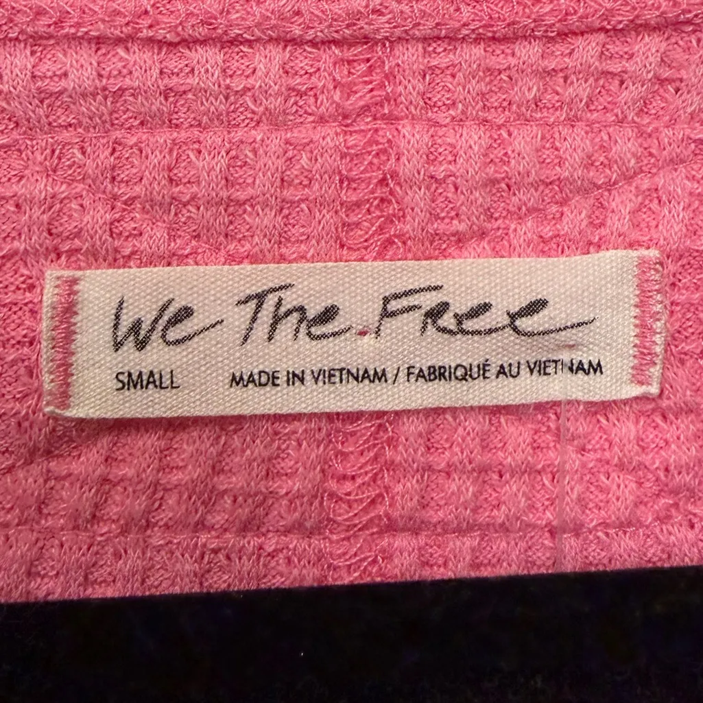 We The Free Free People Oh My Babydoll Top Pink Carnation NWT Size Small - Image 3