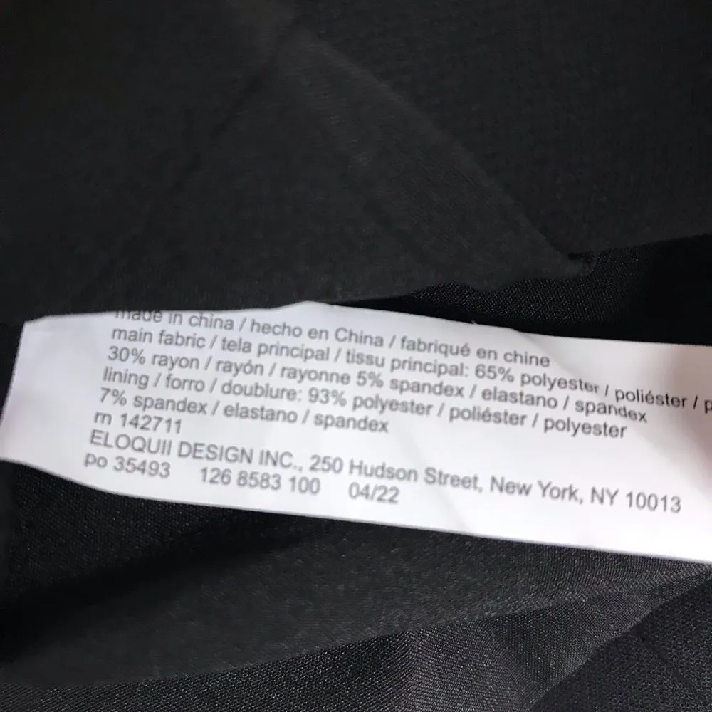 ELOQUII Classic Black Double Button‎ Blazer Tailored Jacket Plus Size 18 New - Image 8