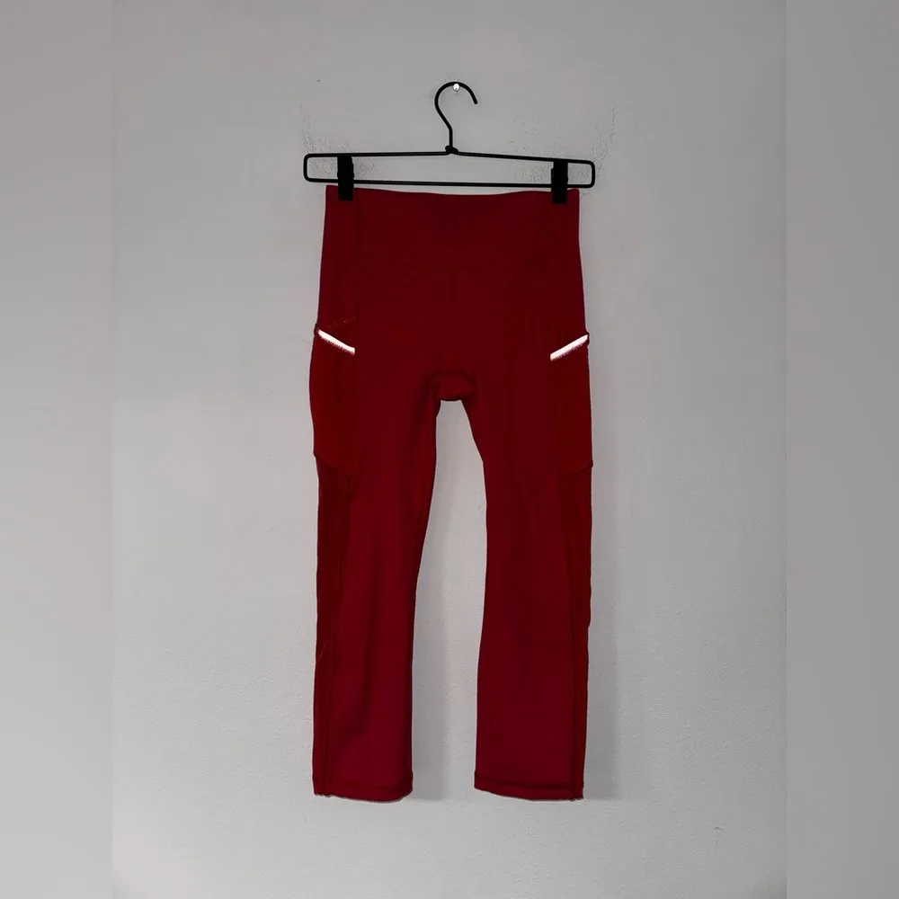 Lululemon Speed Up Crop *High Mesh 21” 4 Aries - Image 2