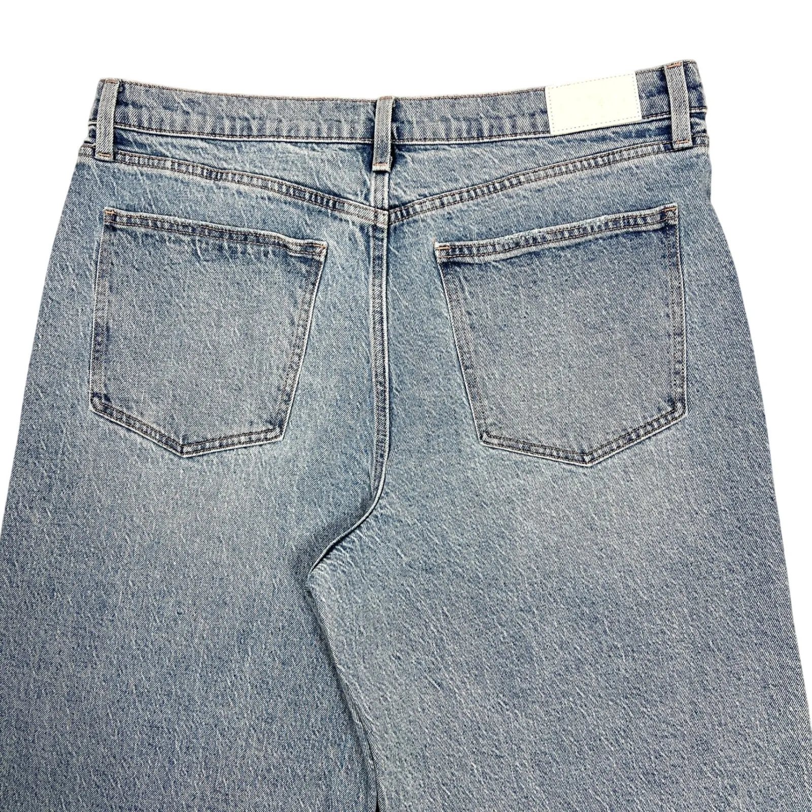 Pistola Lana High-Rise Ultra Wide Leg Jean Plus Sz 33" Petite Break Light Wash - Image 8