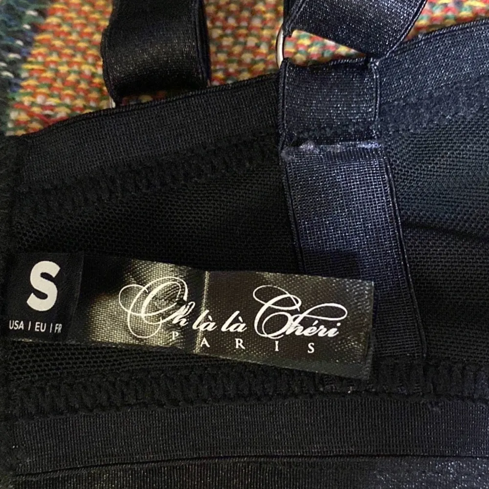 Oh La La Cheri Black Tassel Caged Brassiere Size S - Image 8