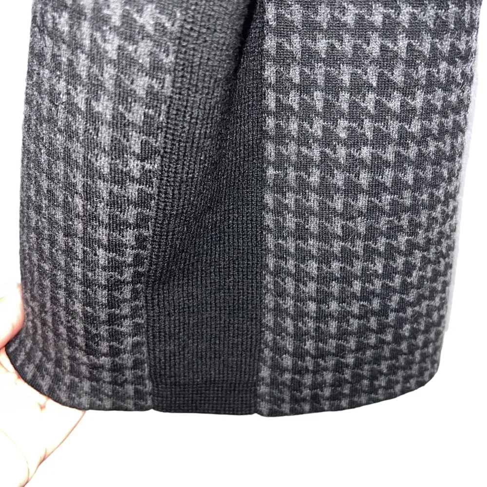 Nellia Noble Wool Houndstooth Printed Dress - Image 3