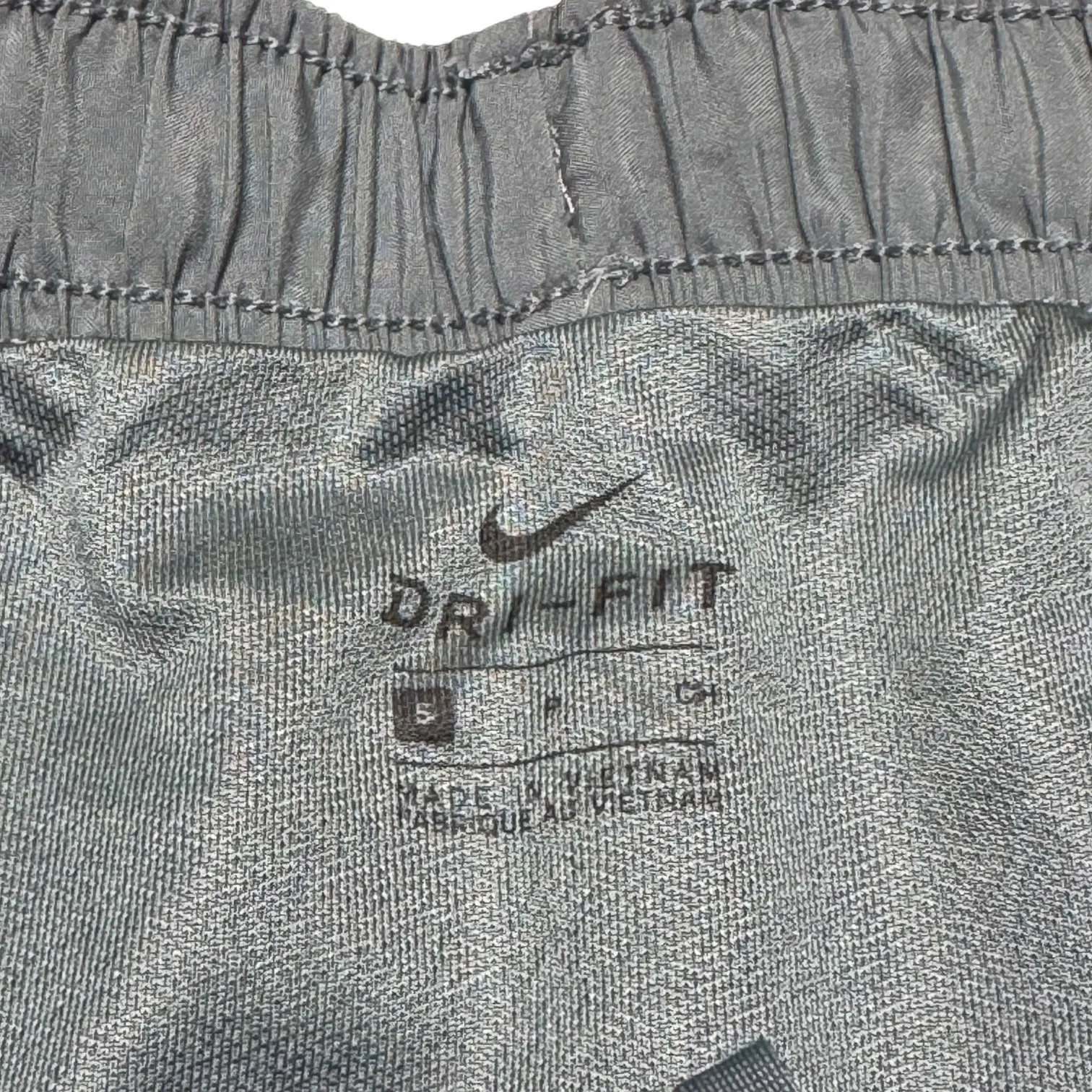 Nike Dri-Fit Lined Running Shorts Green Small - Image 3