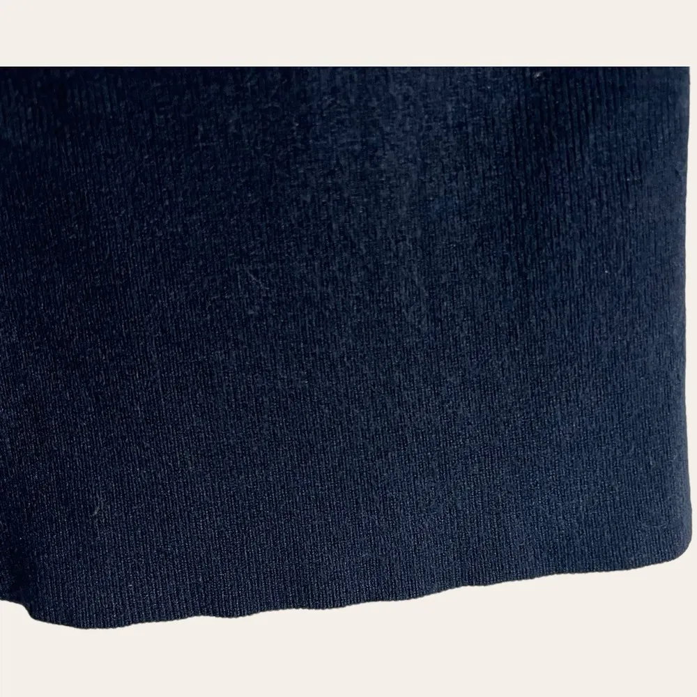 L.K. Bennett Navy Blue 3/4 Flared Bell Sleeve Pullover Sweater Top Sz XS - Image 4