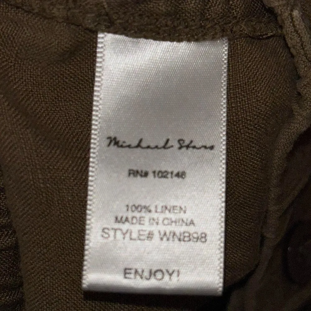 Michael Stars Bobbi Linen Cargo Pant - Image 5