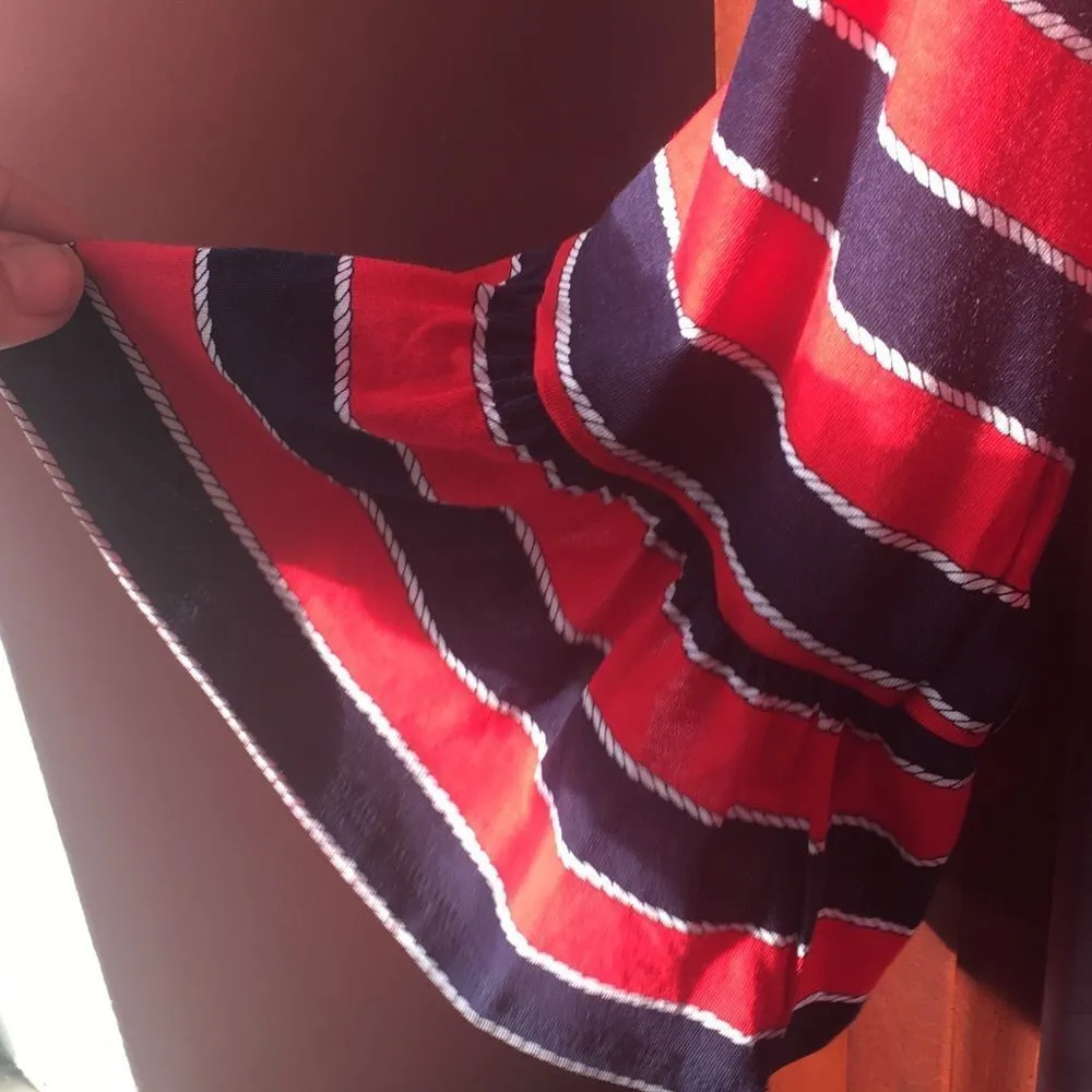 MICHAEL Michael Kors Rugby Stripe Scoop Neck Top - Image 6