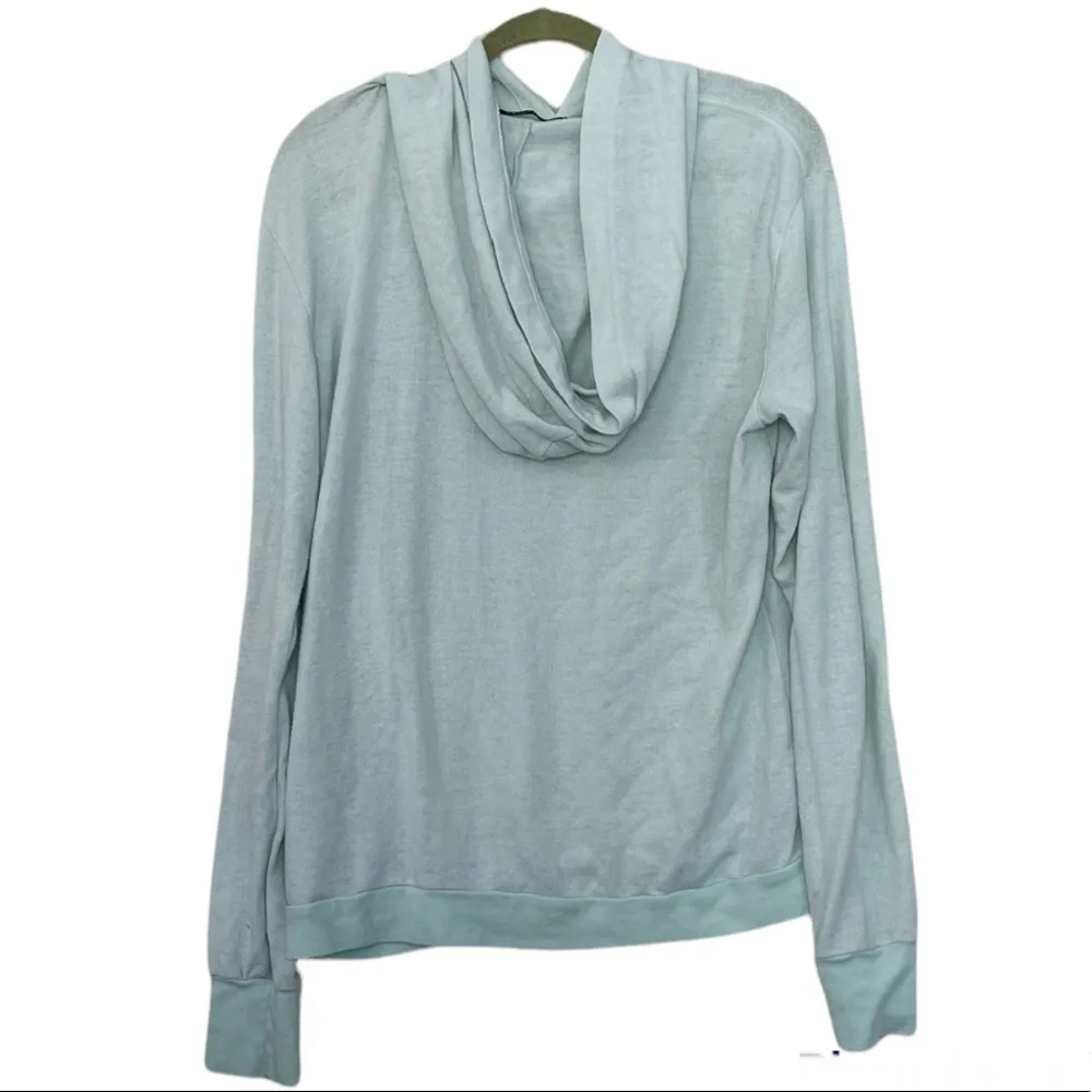 Wildfox Drunk Sports Long Sleeve Light Weight Pullover Hoodie Size Large - Image 2