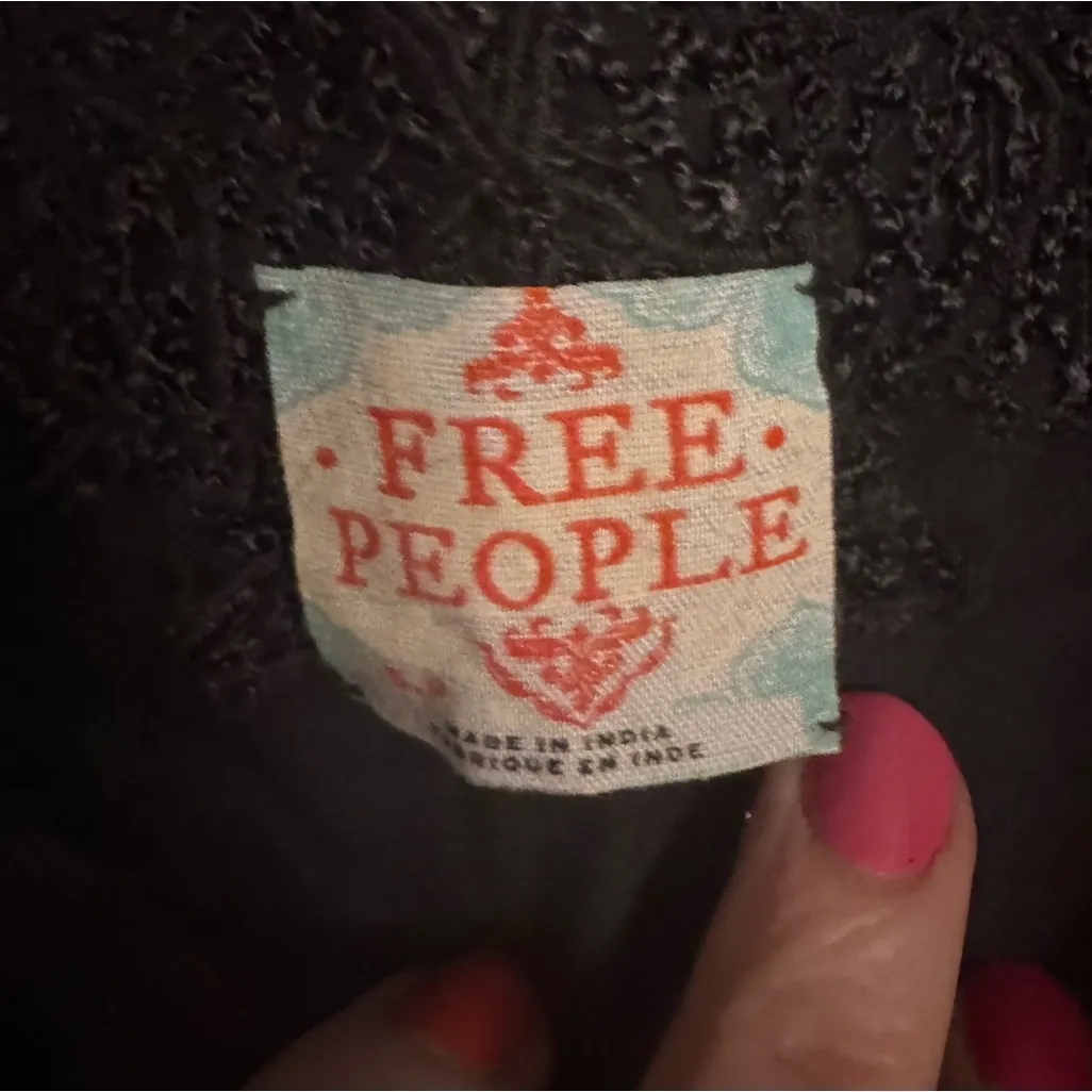 FREE PEOPLE Vintage Sleeveless Lace Dress - Image 3