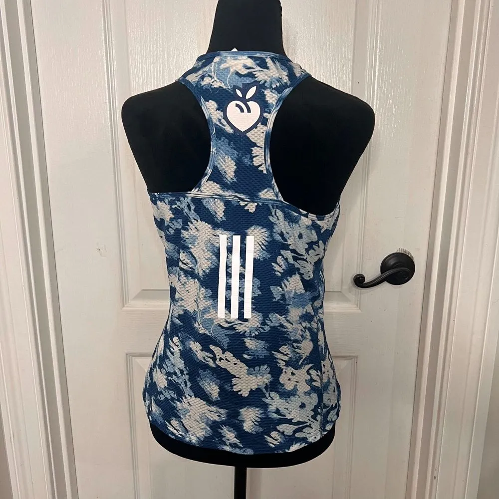 Adidas Womens Tank Top Blue Peachtree‎ Road Race Own The Run Cooler Tank Top NWT - Image 5