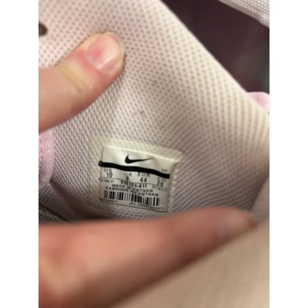 Women's Nike Air Force 1 High Pink Gray Athletic Shoes Size 10 - Image 9