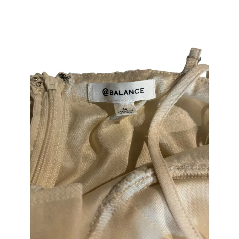 @ Balance Women's Ivory Knitted Romper Size M - Image 5