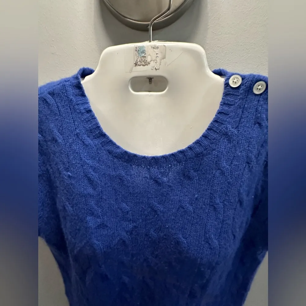 Ralph Lauren Rugby wool, cashmere,angora rabbit hair blend blue sweater - Image 6