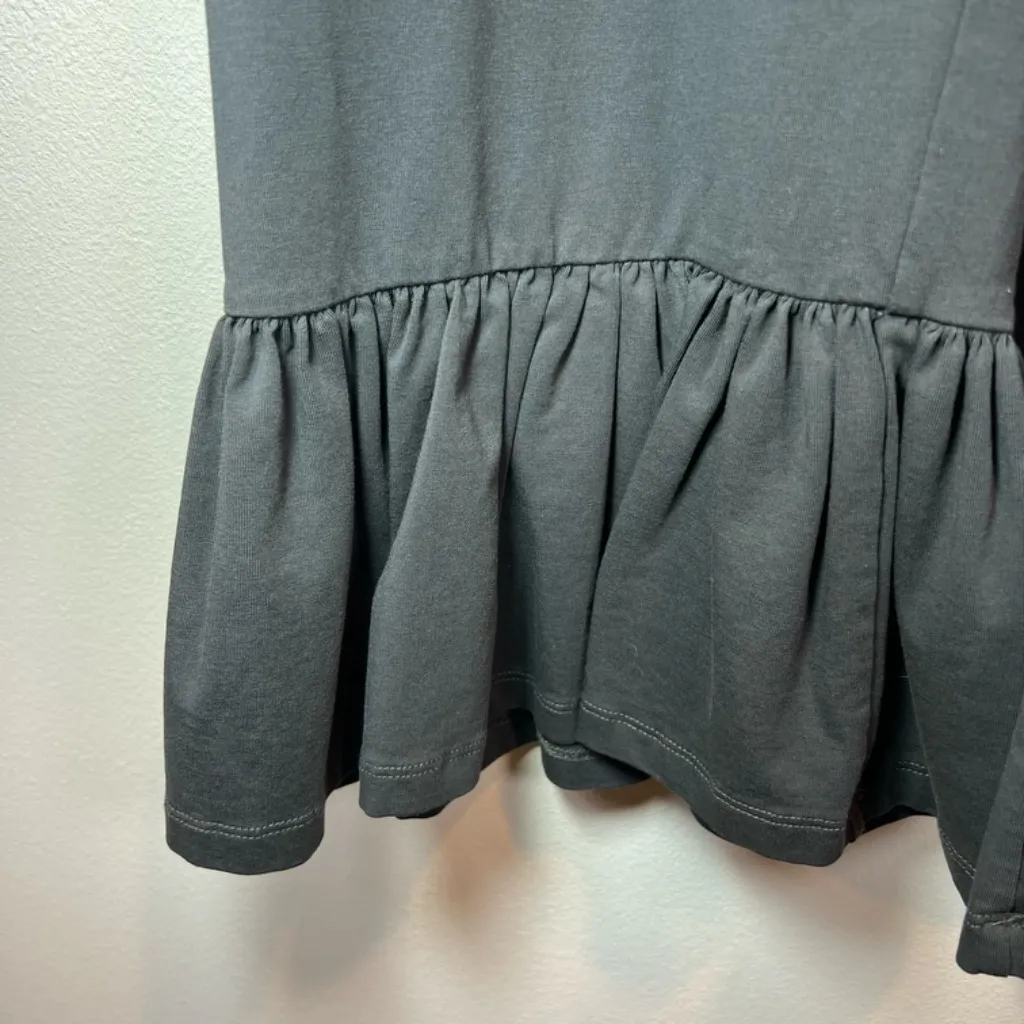 Matilda Jane Women's Big Ruffle Pants Brace the Gray Boho Hippie Flare Fun Small - Image 5