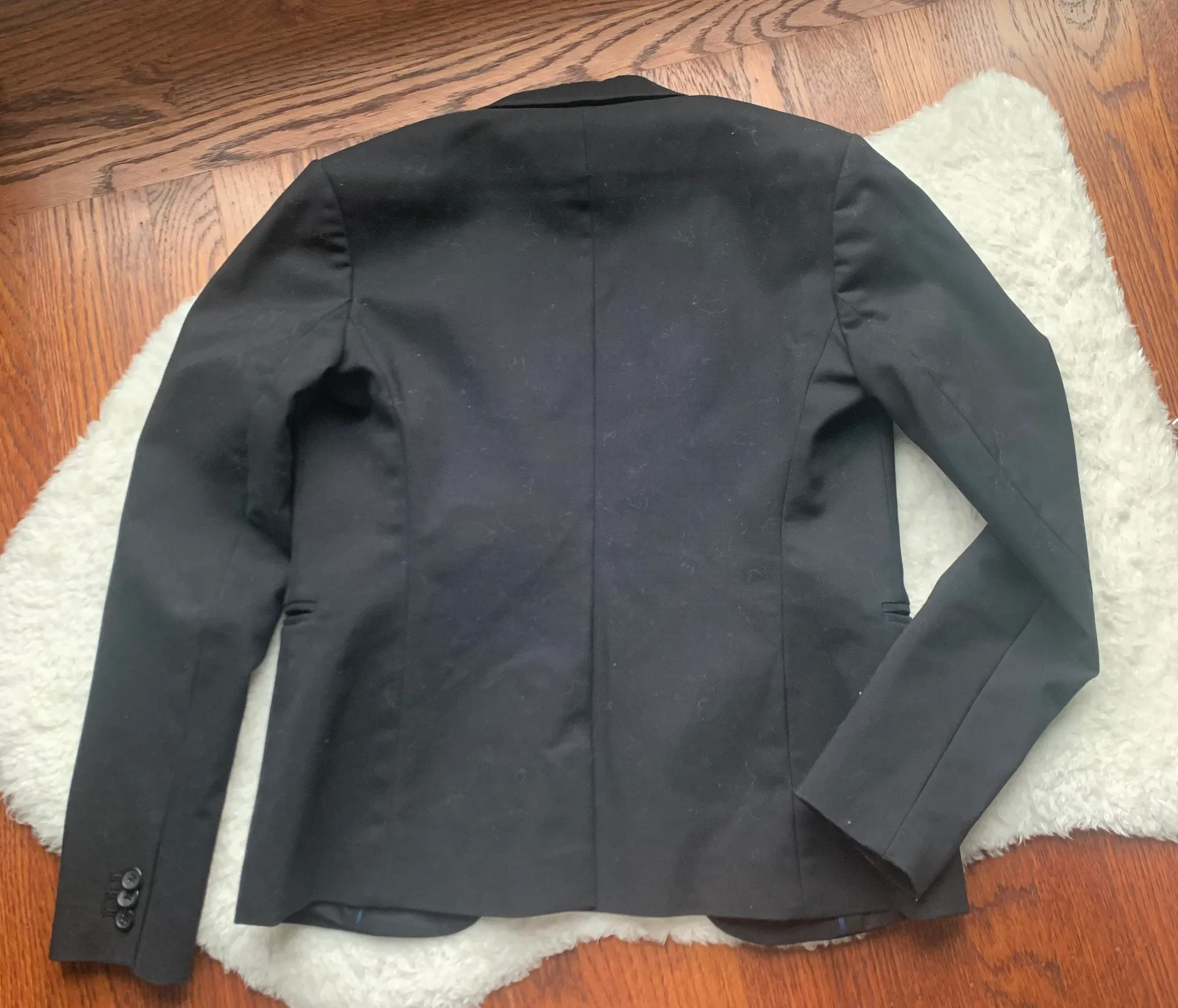 Black Classic 2-Button Blazer EUC - Image 2