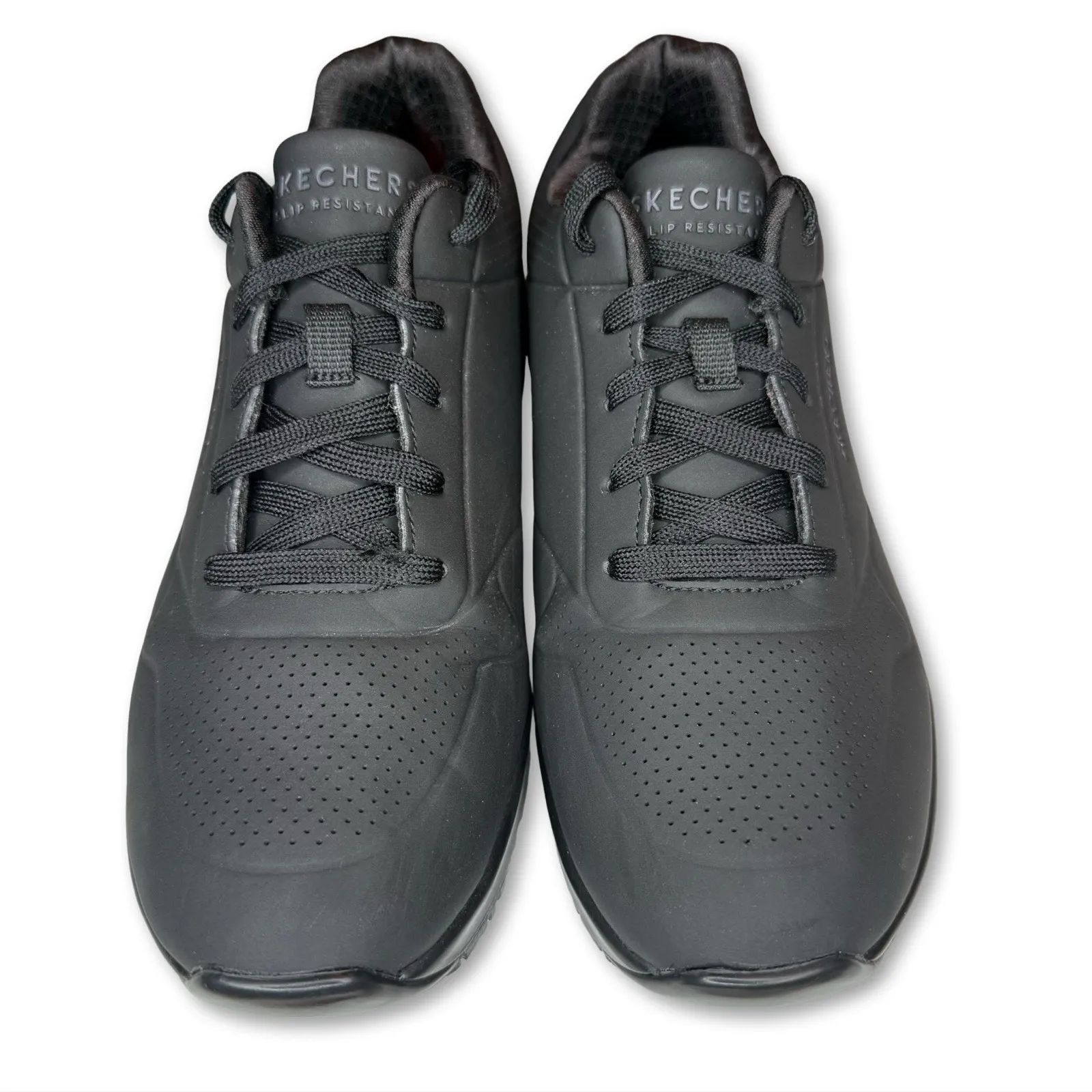 Skechers Uno SR Deloney Womens Size 9 Black Slip Resistant Work Shoes Sneakers - Image 7