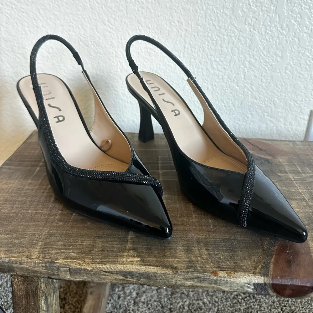 Unisa Black Slingback Pump / Stiletto - Image 5