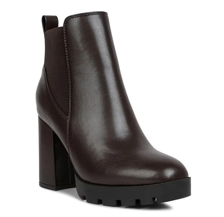 London Rag Boots Brown Size 8 - Image 2