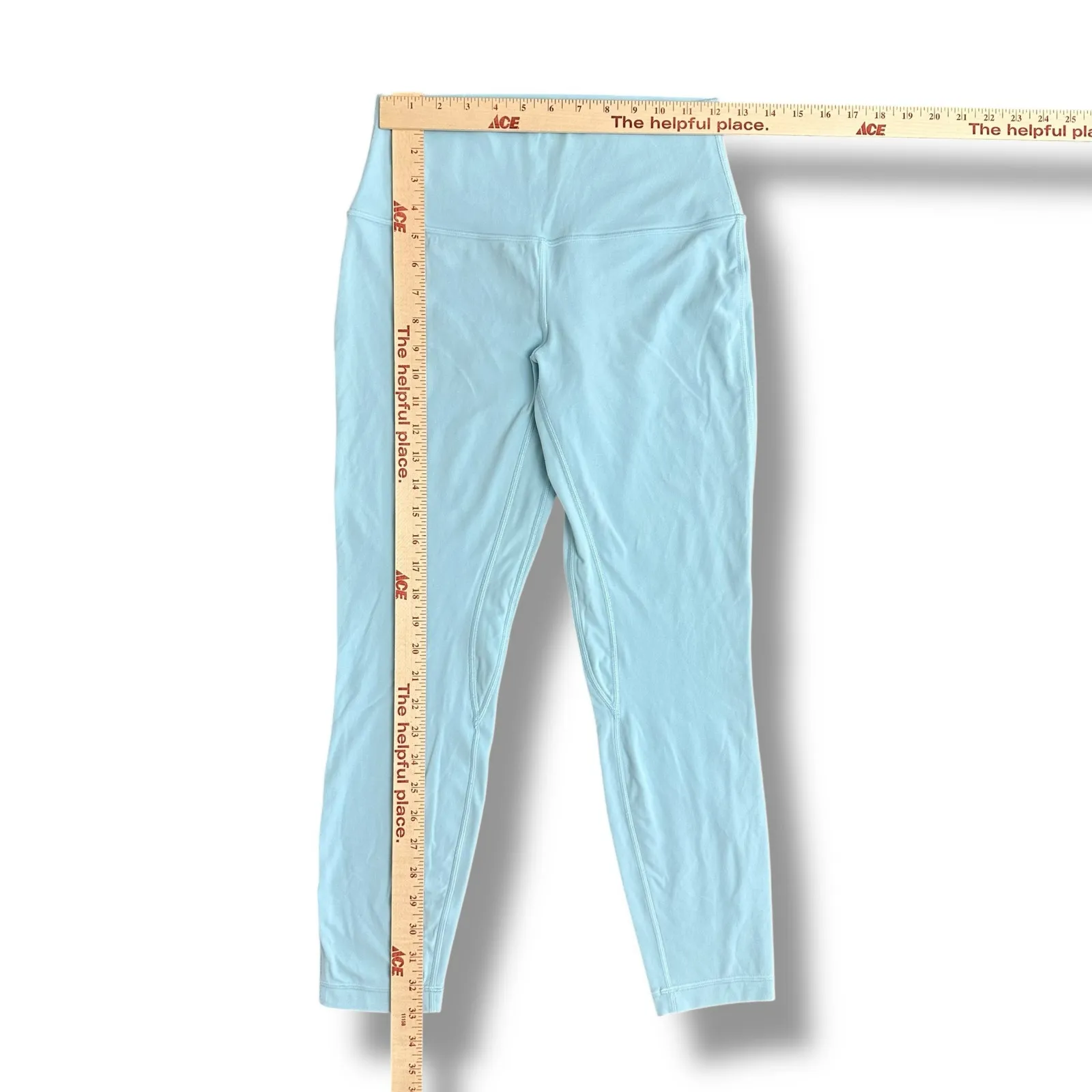 Lululemon Align High Rise Leggings 28” Size 8 Light Blue Buttery Soft Yoga Pants - Image 4