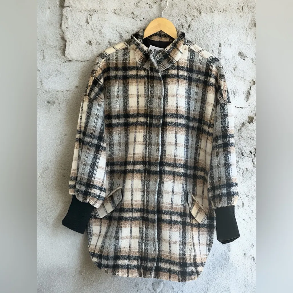 BB DAKOTA by STEVE MADDEN Plaid Women's Jacket - Image 6