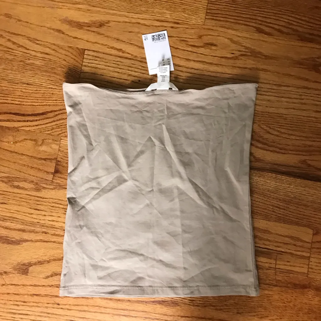 H&M Beige Tube Top NWT - Image 4