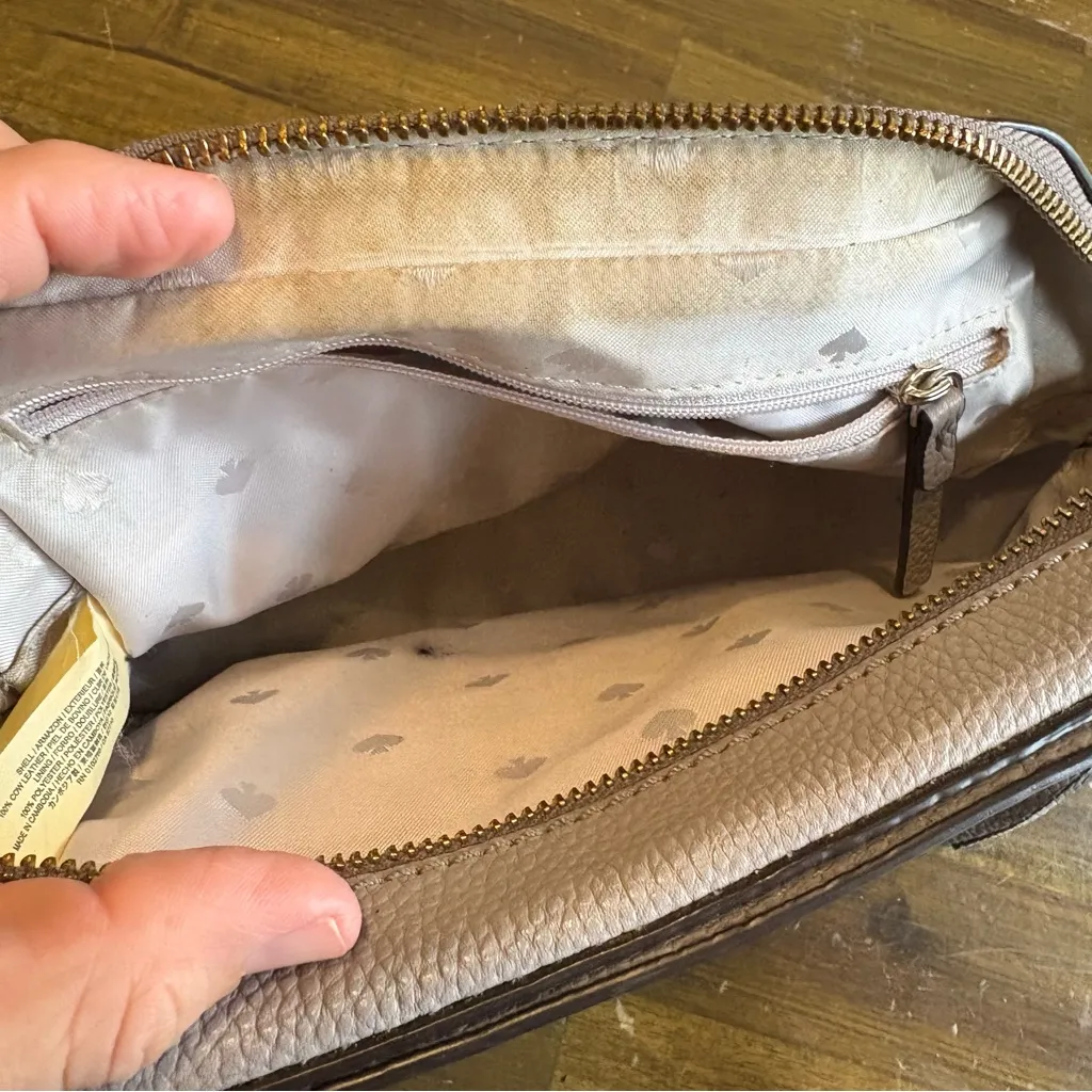 Kate Spade Orchard Street Arla Cityscape Gray Crossbody Tassel Travel Classic - Image 8