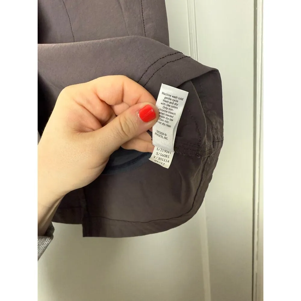 Athleta Mariposa Skort Women's 4 Gray Short Stretchy Athletic Hiking Trail - Image 6