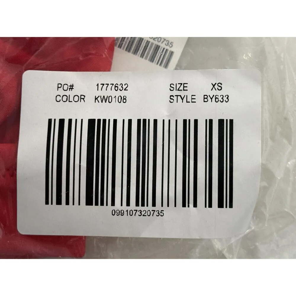 NEW J. Crew DD Halter Tie-Back Bikini Top With Mesh BY633 Cerise Red Size XS - Image 12