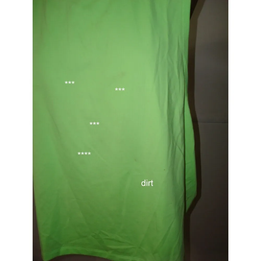 New Womens Nike Swim Womens Tank Cover Mesh Back XL Workout Bright Green Black - Image 3