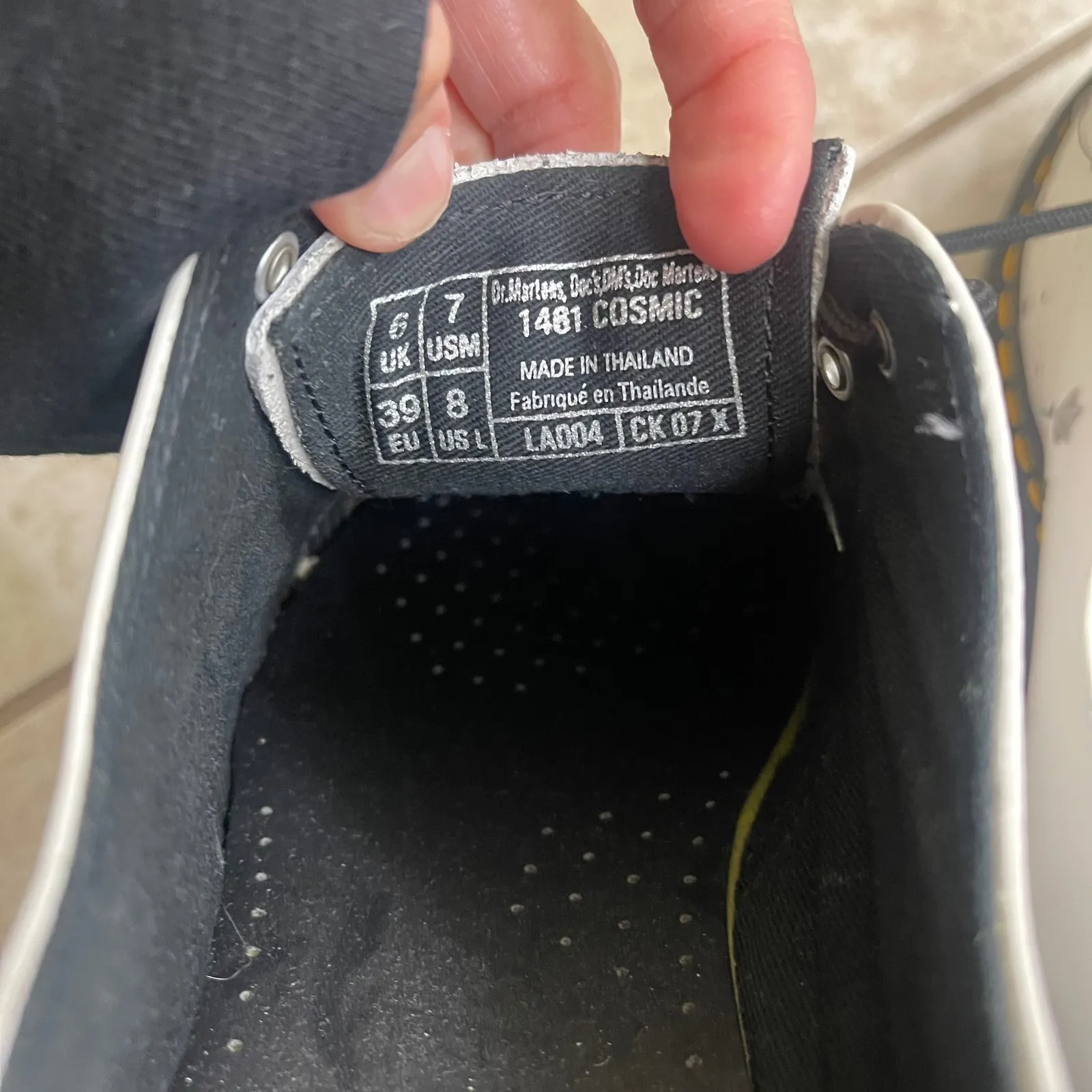 Dr Martens 1461 Cosmic Sun Moon NWOT Print Leather Oxford Shoes Women US 8/M 7 - Image 8