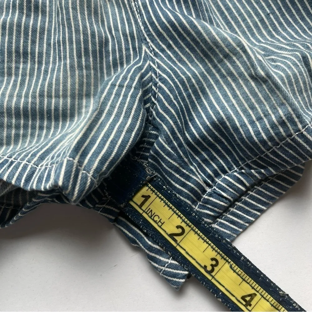 Arizona Striped Shorts Blue White XS Size 1 - Image 5