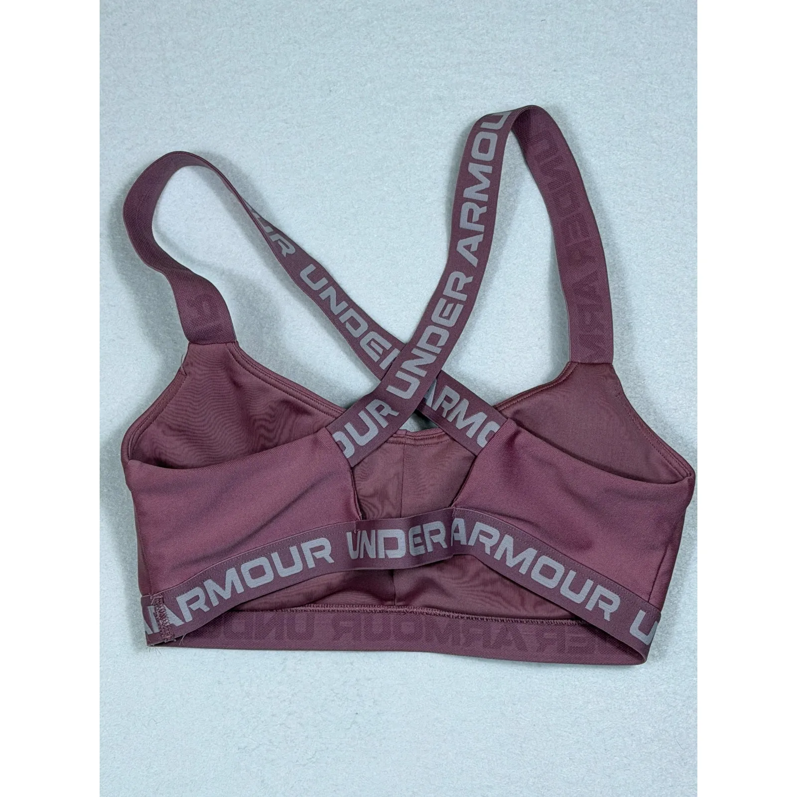 Under Armour Crossback Sports Bra Pink Mauve Women's Size S/P CH - Image 4
