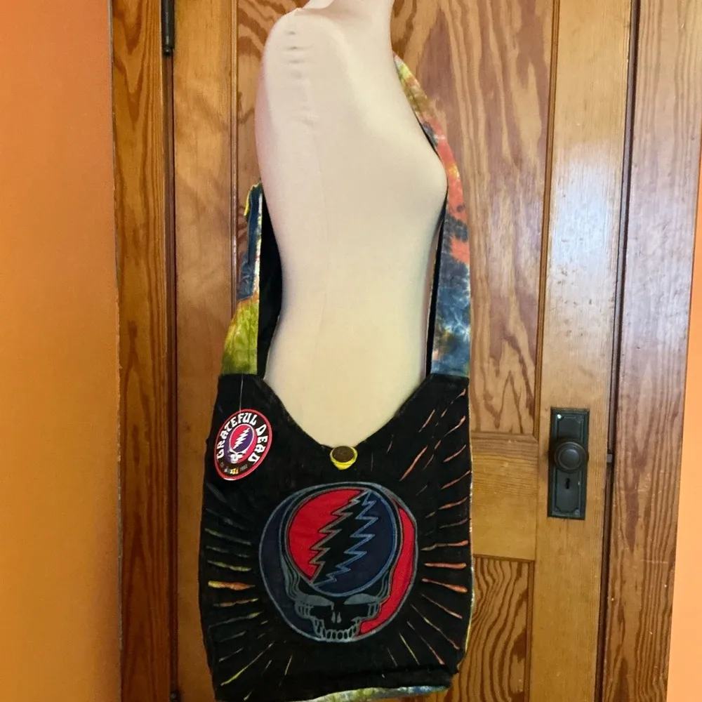 Grateful Dead ONLY ONE  NWT Razor Cut Hobo Bag - Image 4