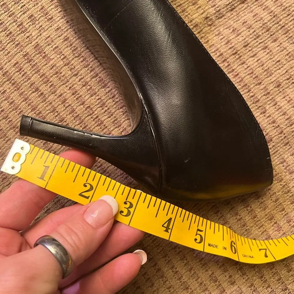 Nine West classic black pumps heels 7 1/2 M - Image 7