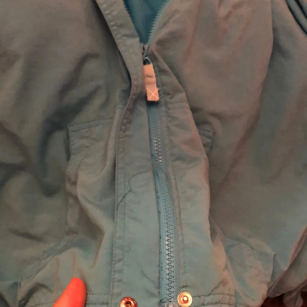 Super Cute Short Blue Windbreaker - Image 3