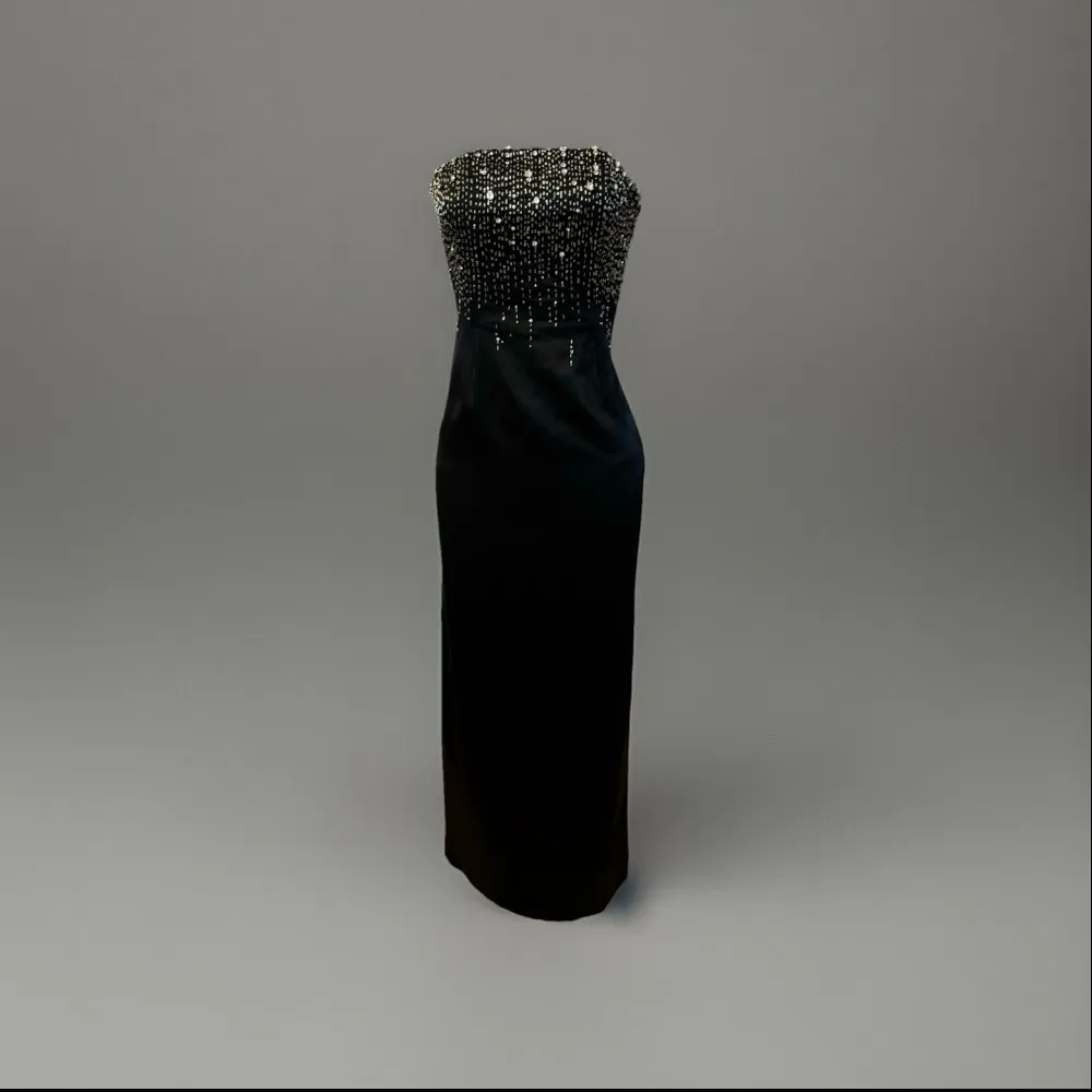 JASPER CONR AN Sexy Women's Long Evening Elegant Black Dress. Vintage Size 8 - Image 9