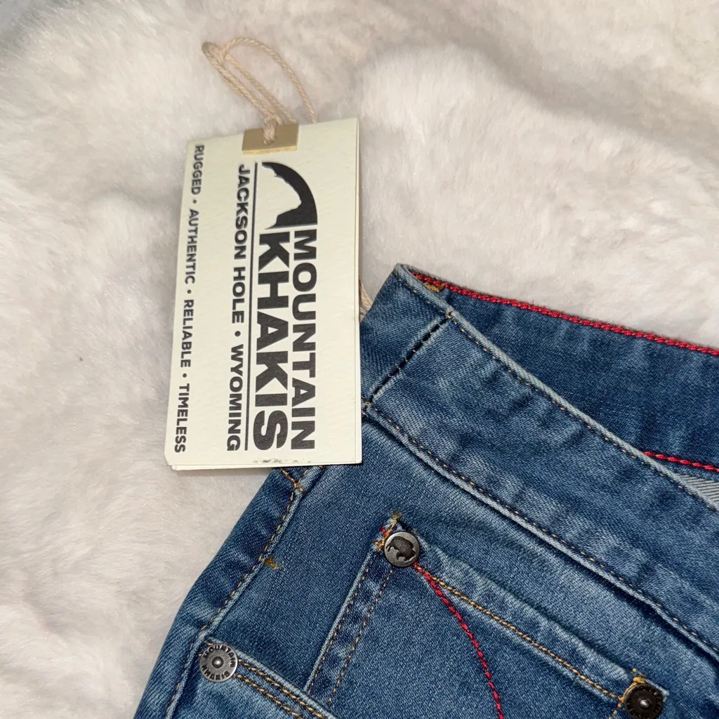 Mountain Khakis Women's Blue Straight Leg Jeans - Image 3