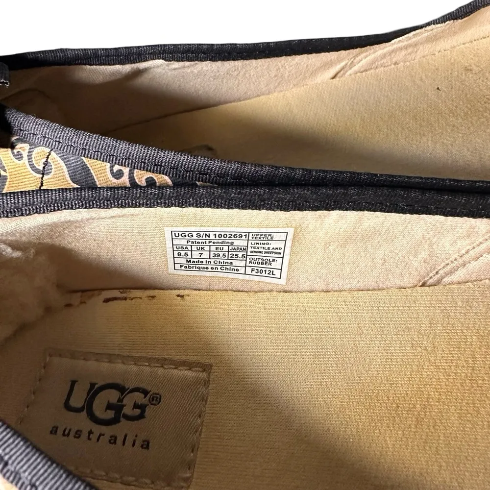 UGG Australia Shoes Womens 8.5 Indah Marrakesh Espadrilles Multicolor 1002691 - Image 10