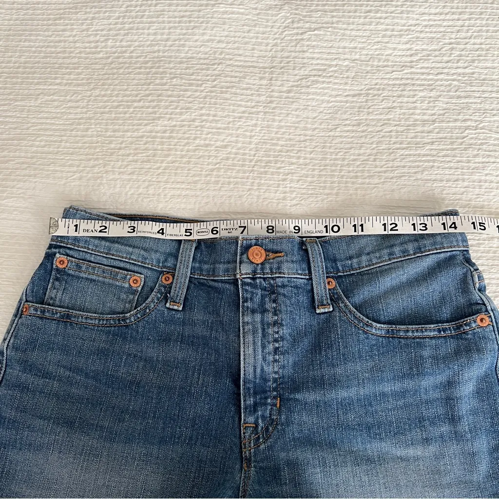 J.Crew Re-Imagined jean shorts frayed hem 27 - Image 5