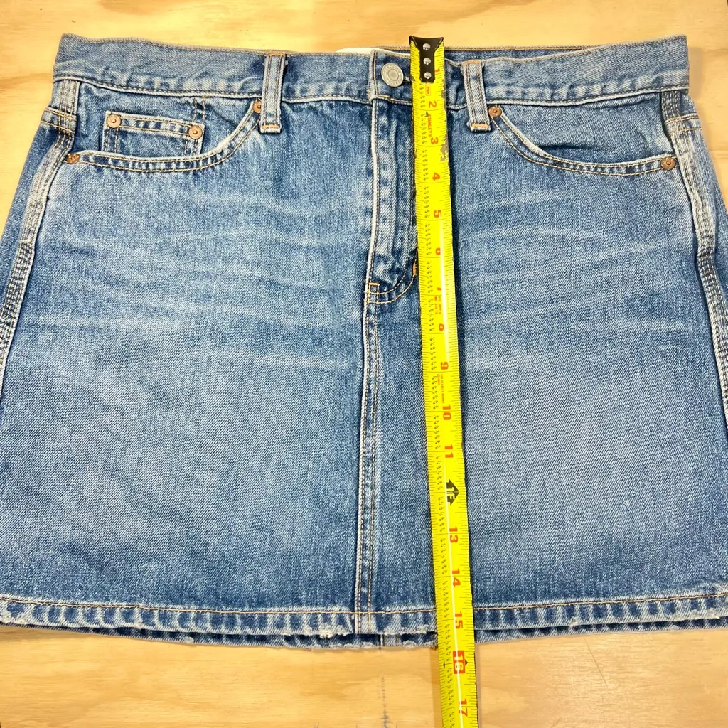 Vintage GAP Denim Mini Skirt - Image 4